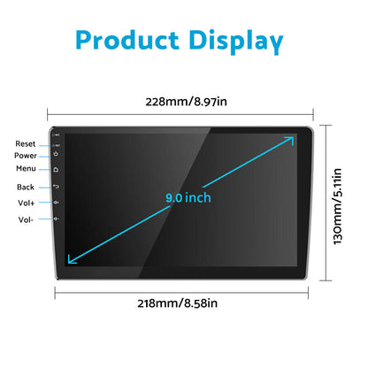 16GB Android 11 Car Stereo GPS Head Unit Suitable for Ford BT-50 2.5 TDdi