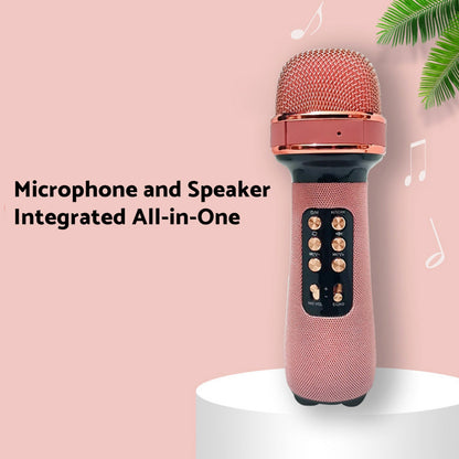 Wireless Bluetooth Portable Karaoke Microphone Speaker Suitable for Home Party S