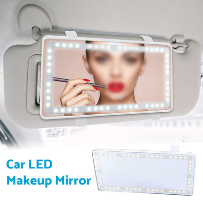 Car Sun Visor LED Makeup Mirror Suitable for Vehicle Use