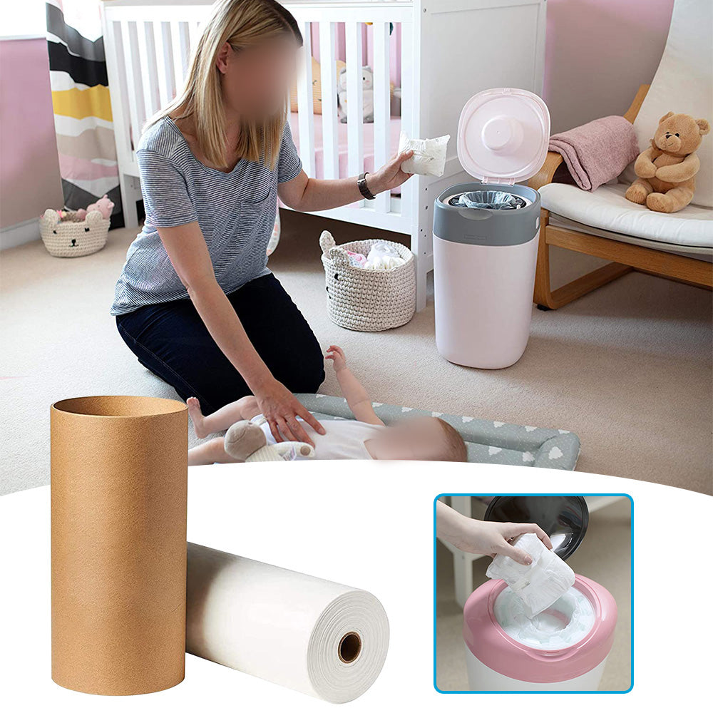 100/200/400m Nappy Bin Refill Kit Compatible With Tommee Tippee Sangenic Refills.
