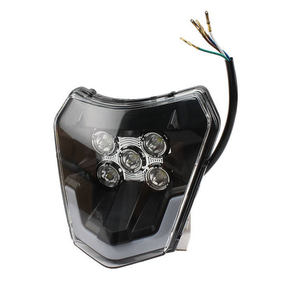 Motorcycle LED Headlight Suitable For XCF SXF EXC KTM XCW 250 300 350 450 500.