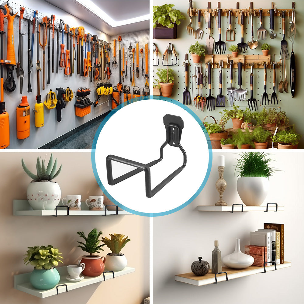 Wall Mount Metal Hose Holder Organizer Hook Hanger for Water Hose Garage Hose.