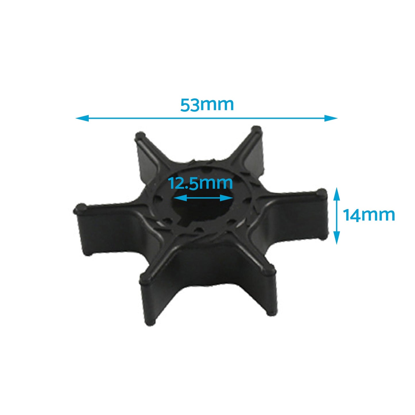 Water Pump Impeller Kit Suitable for Yamaha 15 2-Stroke