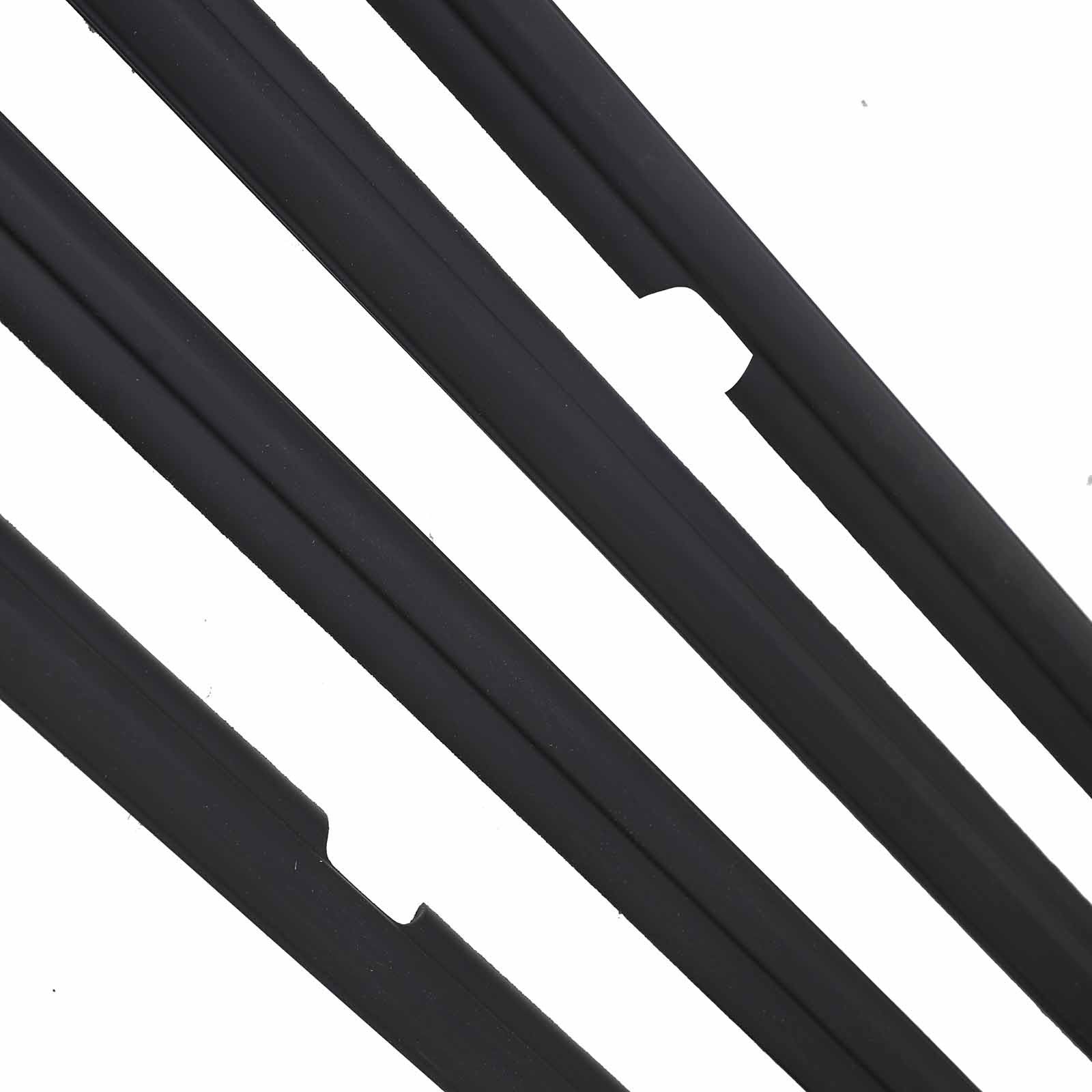 Black Weatherstrips Suitable For Toyota LandCruiser 100 105 Series Side Door 4pc.
