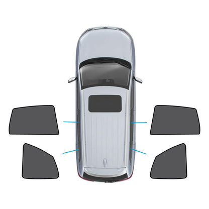 Car Window Magnetic Mesh Sun Blind Shades Suitable for BMW iX3 2023-2024.