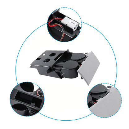 Suitable ForVW T5 Transporter Ashtray Cup Coin Holder Dual Drink RH 7H285860130T.