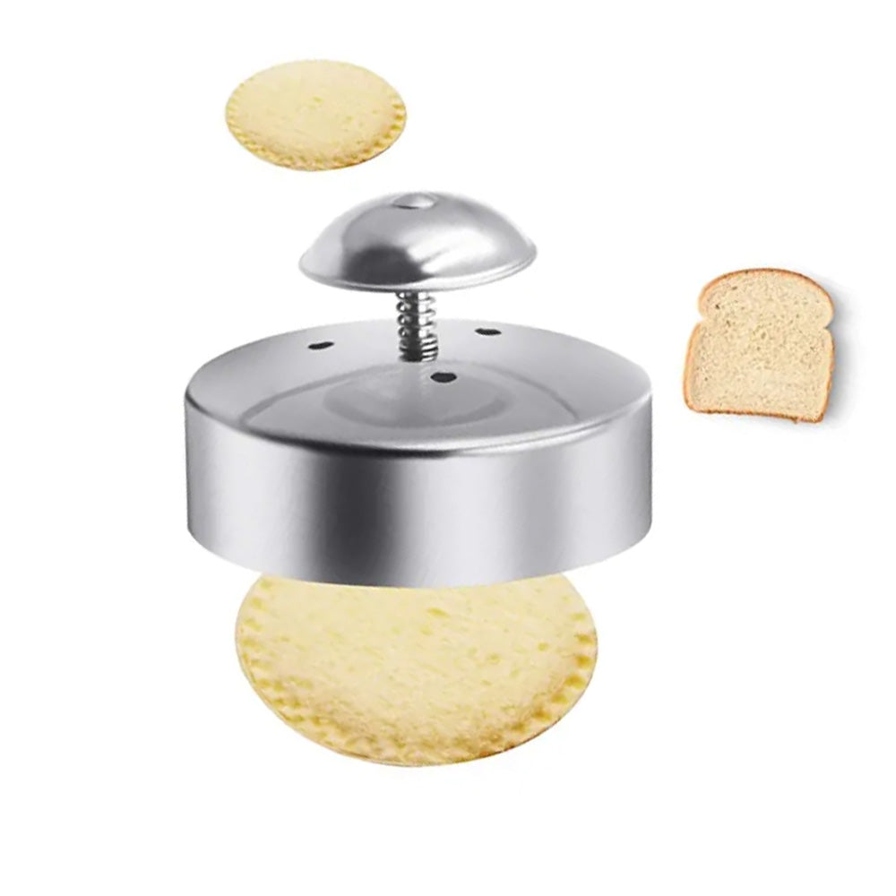 Uncrustable Sandwich Cutter Sealer Maker 304 Stainless Steel 3. 5 inch for Kids.