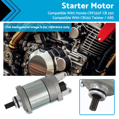 Starter Motor Suitable For Honda CRF250F CB 250 CB250 Twister or ABS 2016-2020.