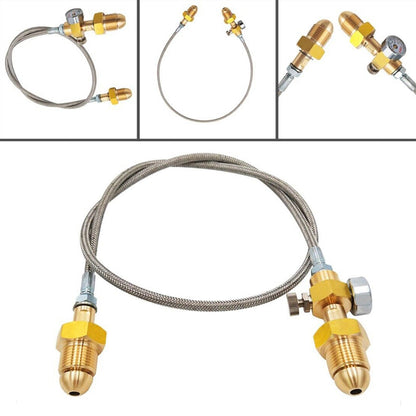 Refill Station Transfer Adaptor Hose Suitable For BS 341 No.3 Argon Cylinder