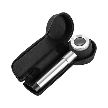 Hand Held 45x Magnifying Glass Jewellery Magnifier Loupe with Scale 3 Led Lights.