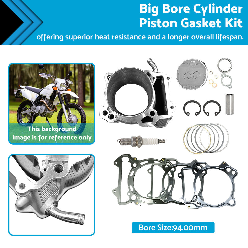 434cc Big Bore Cylinder Piston Gasket Kit Suitable For Suzuki DR-Z 400 2000-2021.