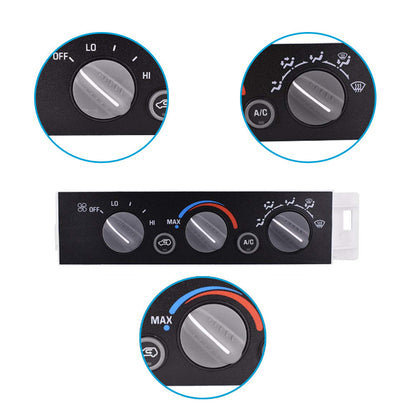 Heater Control Switch Panel Module 16238895 Suitable for Chevy GMC 1996-2002.