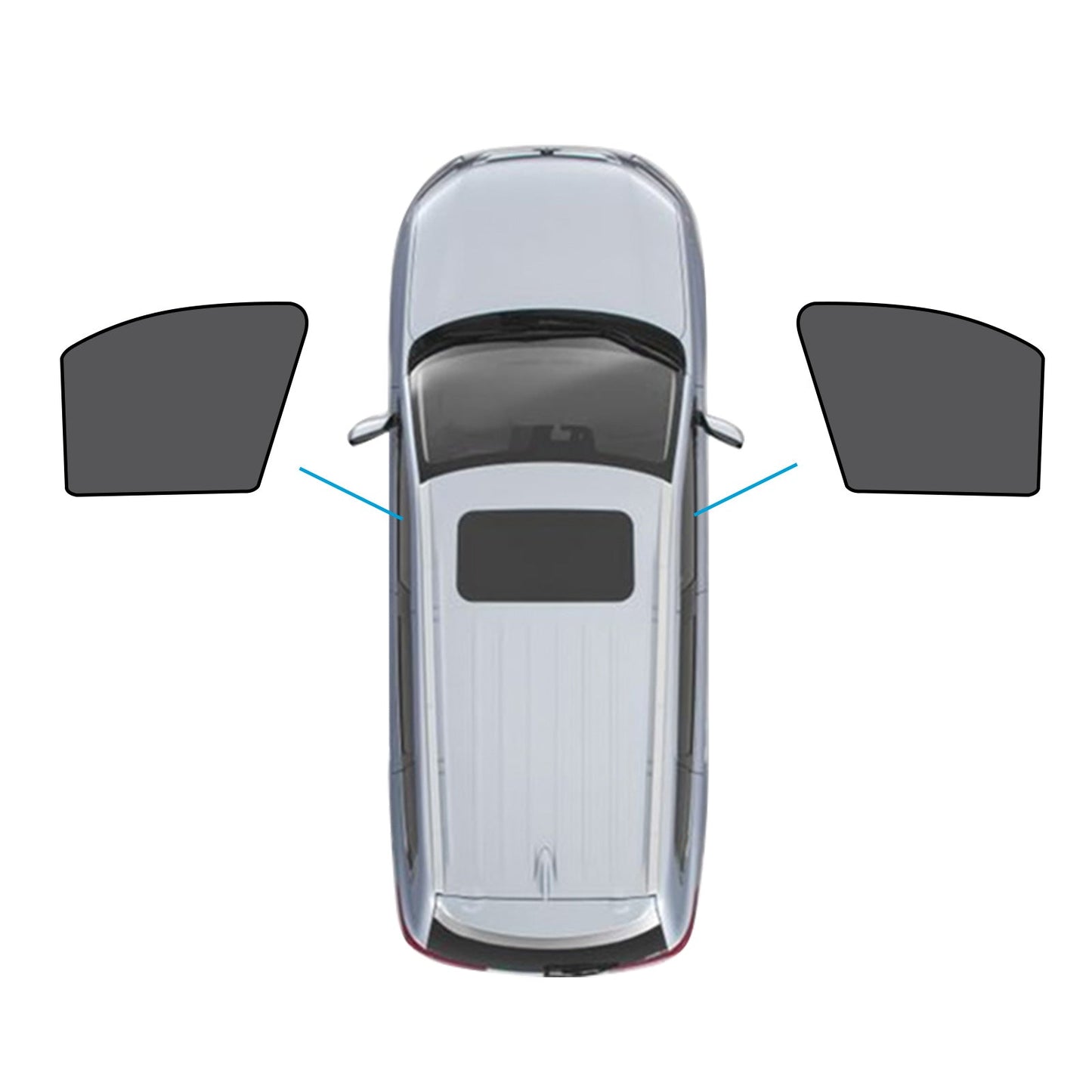 Car Window Magnetic Mesh Sun Blind Shades Front & Rear Suitable For BMW X1 E84 2010-2015