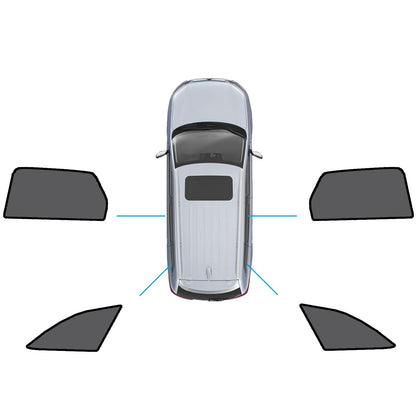 Magnetic Mesh Sun Blind Shades Suitable for Audi A4 Wagon B9 2016+On Front/Rear.