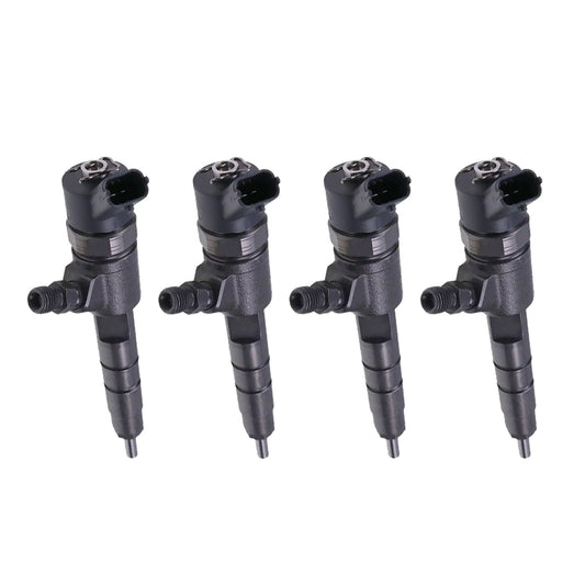 4x Fuel Injectors Suitable For 4TNV88C / 3TNV88C Engine 129A00-53100 / 0445110463