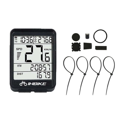 Wireless Mountain Bike Computer LCD Speedometer Odometer Suitable For Bicycle Waterproof