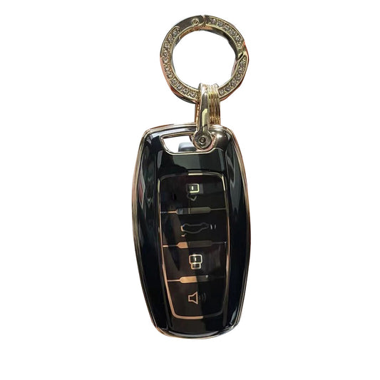 Black TPU Remote Key Fob Case Cover Suitable For Great Wall Haval Hover H1 H4 H6 H7 H9.