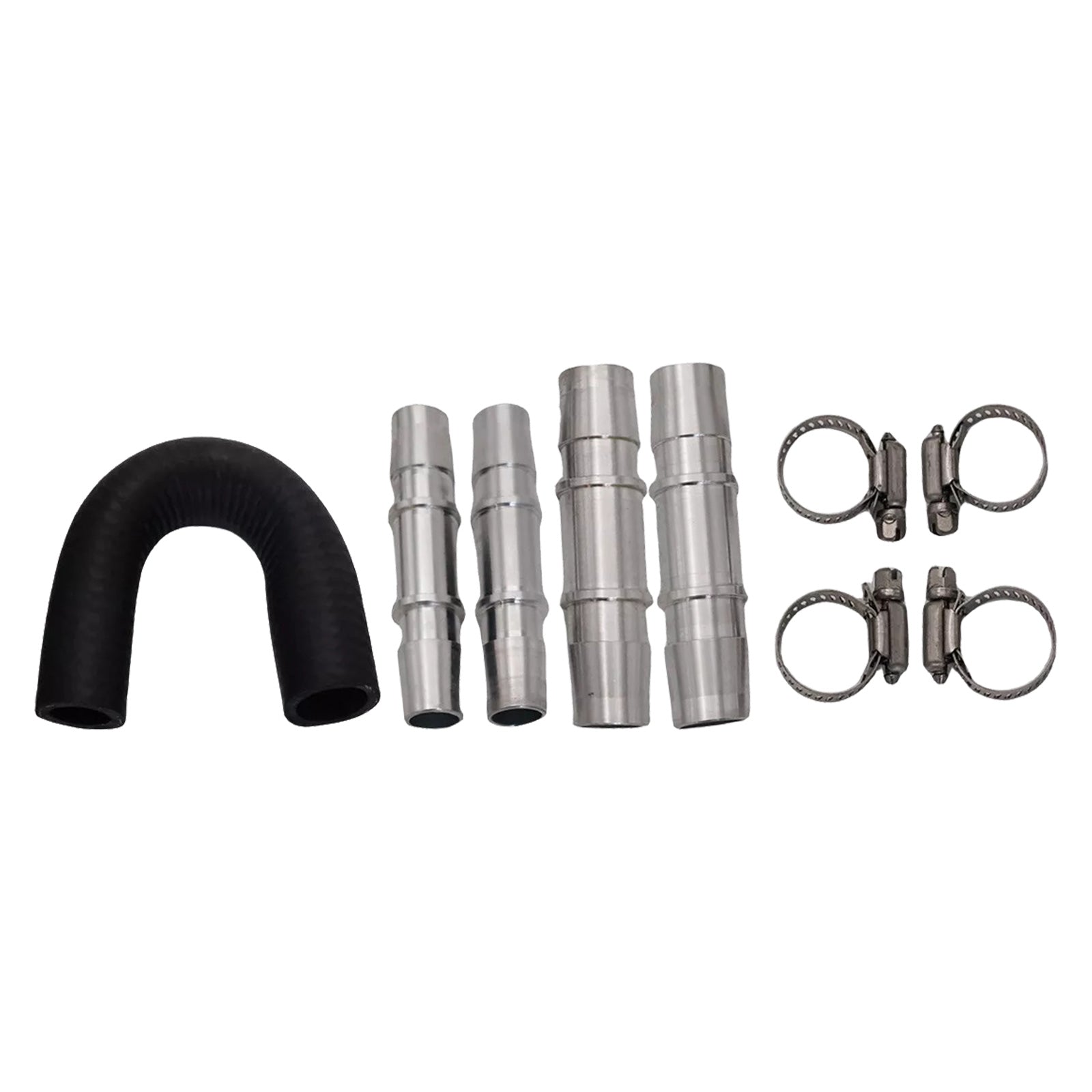 Car Engine Heater Core Bypass Kit 5 or 8in 3 or 4in Hose Fitting Aluminum For Most.