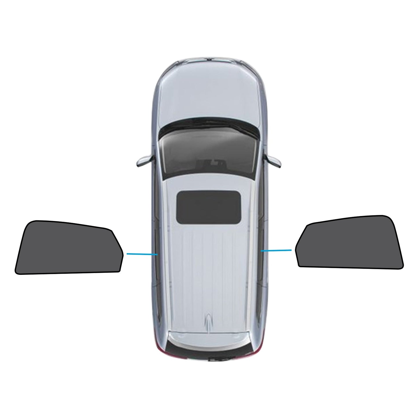 2x Rear Car Window Sun Shades Suitable For Mazda CX-30 2019-2025 UV Protection.