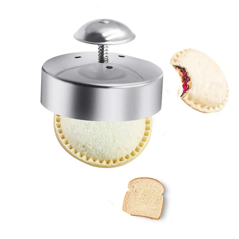 Uncrustable Sandwich Cutter Sealer Maker 304 Stainless Steel 3. 5 inch for Kids.