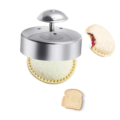 Uncrustable Sandwich Cutter Sealer Maker 304 Stainless Steel 3. 5 inch for Kids.