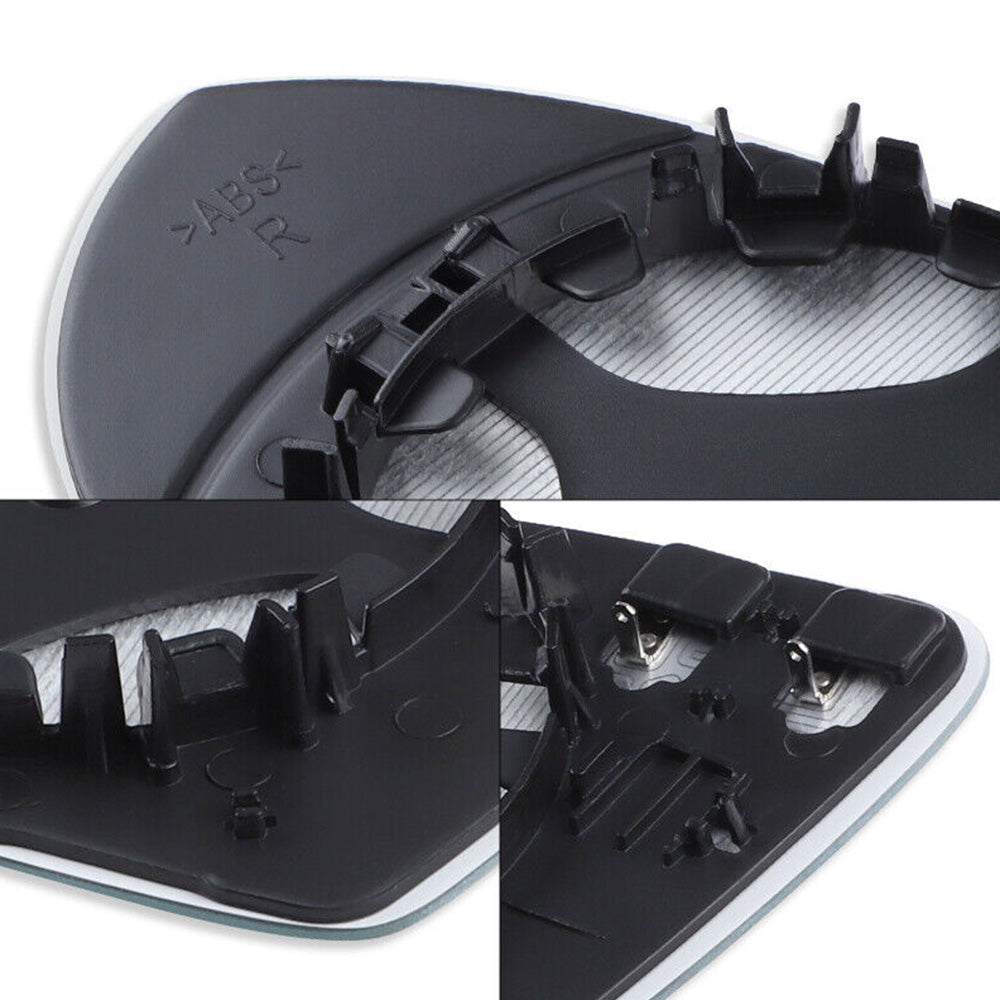 Right Heated Convex Mirror Glass with Base Suitable For VW Golf MK7 / MK7.5 2013-2018