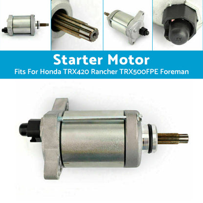 STARTER MOTOR 31200-HR0-F01 Fits for Honda TRX420 FourTrax Rancher 420 TRX420FPA.