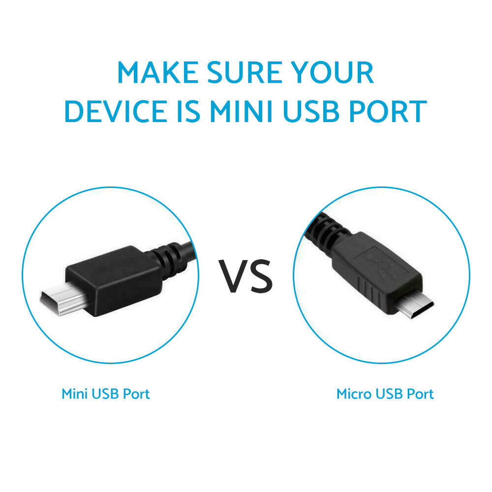 Hard Wire Kit Mini USB 5V/3.0A Suitable For Smart Dash Cams Uniden IGO CAM 85R.