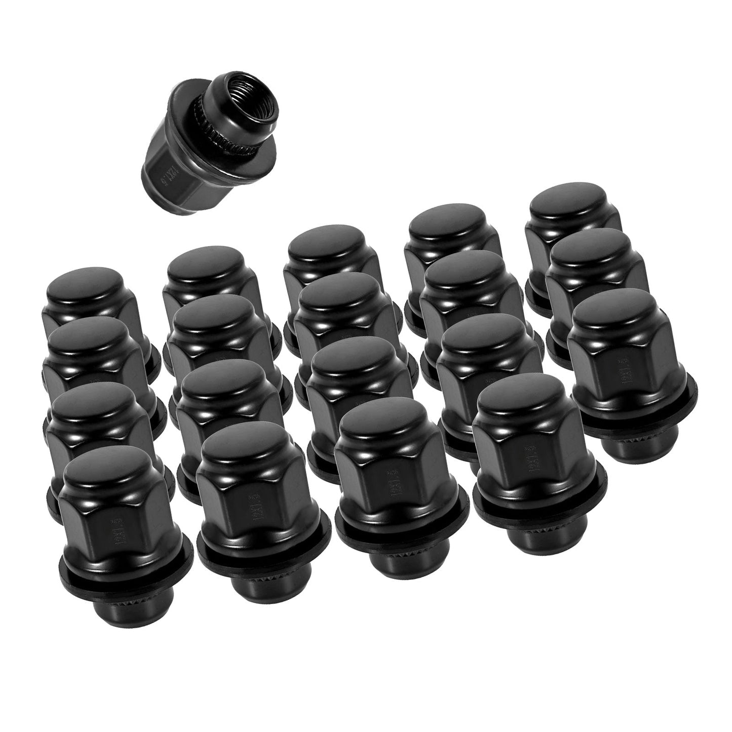 24x Alloy Wheel Lug Nuts 12x1.5mm Suitable for Toyota Landcruiser 200