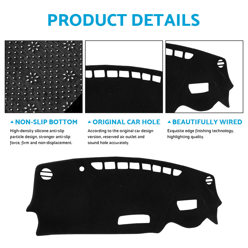 Non-Slip Dash Mat Suitable For Mazda CX3 CX-3 2015-New With HUD Dashboard Cover.