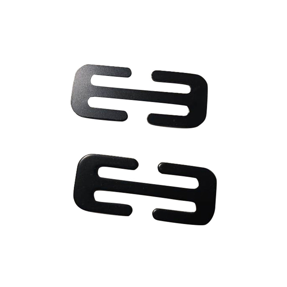 2x Locking Clip Metal Automotive Type Car Safety Seat Belt Steel Adjuster.