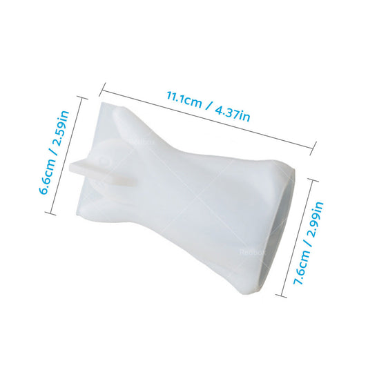 Ghost Mold Halloween Silicone With Wooden Lighted Base Suitable For DIY Resin Epoxy Casting.