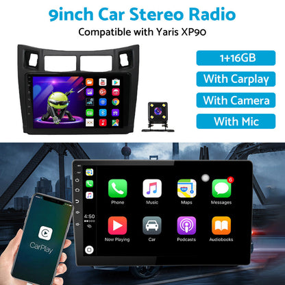 Suitable For Toyota Yaris XP90 05-12 Android 11 Carplay Radio Head Unit GPS Navi.