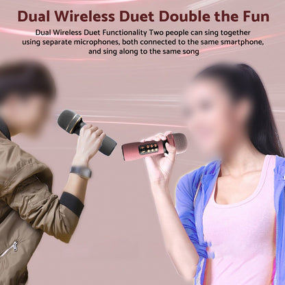 Wireless Bluetooth Portable Karaoke Microphone Speaker Suitable for Home Party S