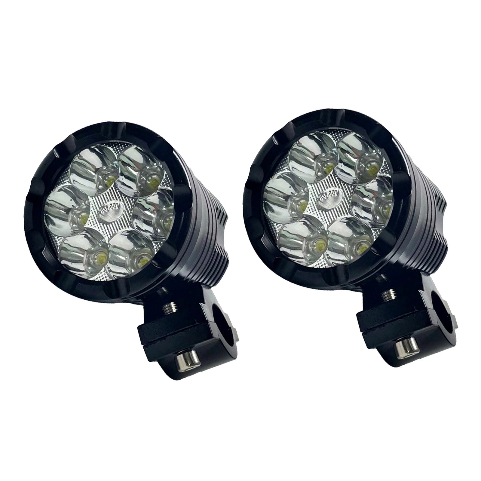 2x LED Headlight Motorcycle Waterproof Driving & Fog Spotlight Lamp.