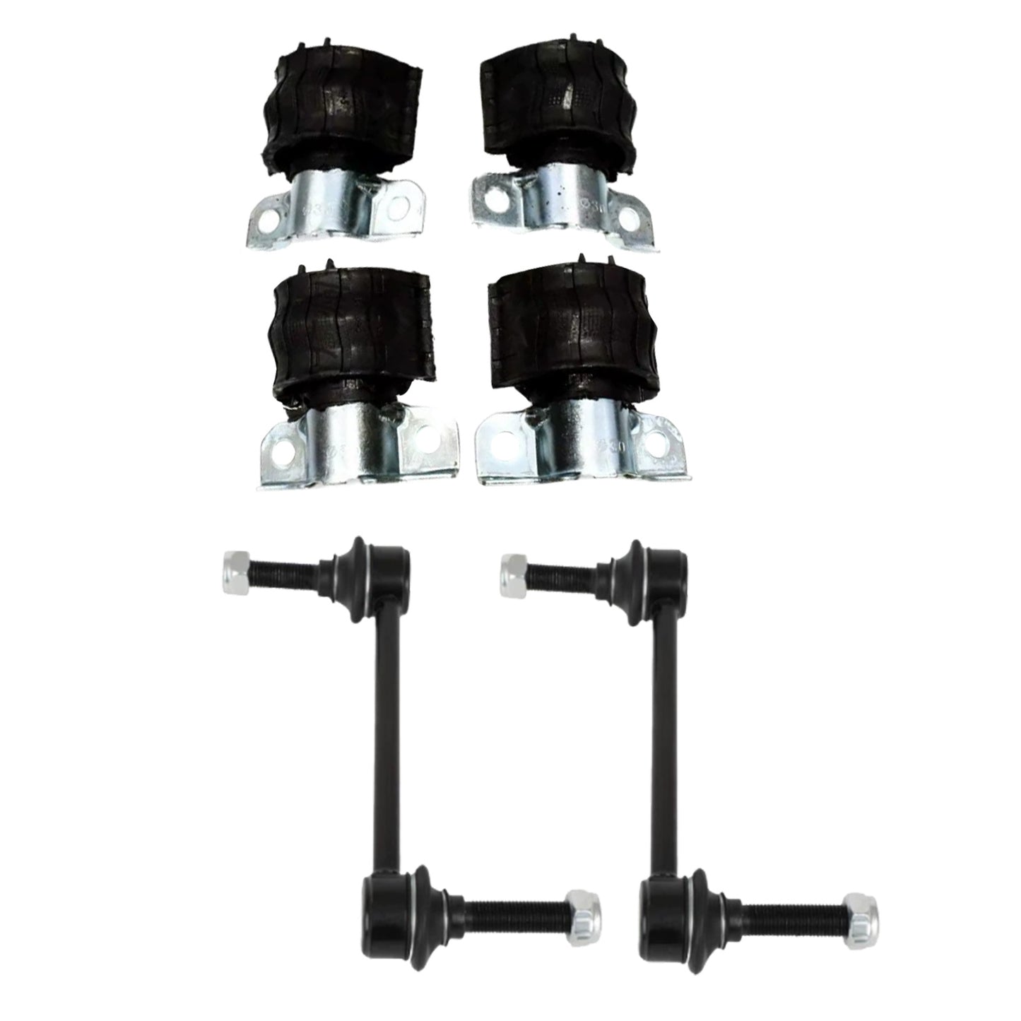 6x Front Sway Bar Link & Bushing Suitable for Mercedes ML W164 GL X164
