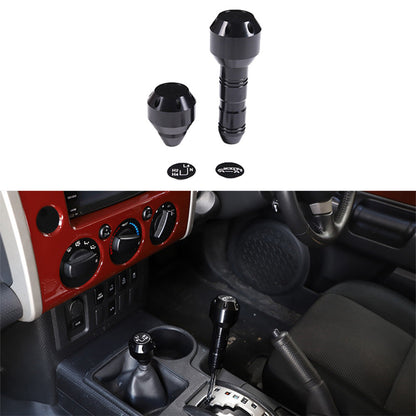 Black Alloy Gear Grab Knob Rod Stick Suitable for Toyota FJ Cruiser