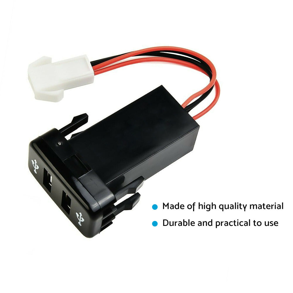 Dual USB Socket Audio Charger Suitable for Toyota FJ Cruiser 4.0L V6