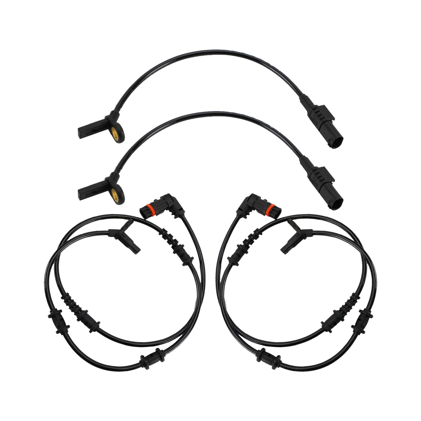 4x ABS Speed Sensor Set Suitable for Mercedes-Benz W164 ML350 3.5L