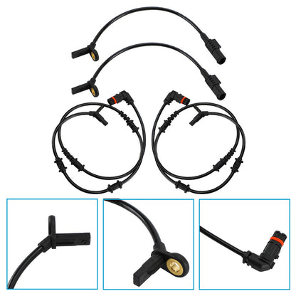 4x ABS Speed Sensor Set Suitable for Mercedes-Benz W164 ML350 3.5L