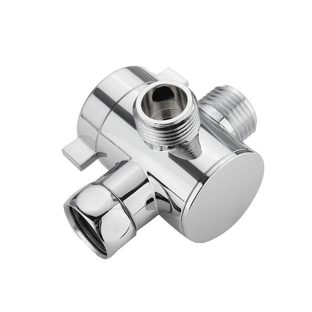 1 2 in Three Way T-adapter Valve For Toilet Bidet Shower Head Diverter Valve.