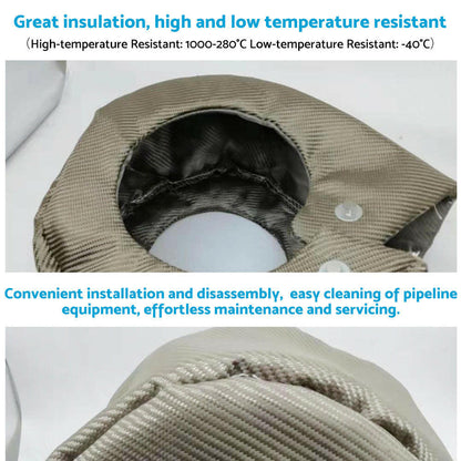 Titanium T3 Turbo Blanket Heat Shield Beanie Cover Suitable For GT28 GT25 GT30 GT32 GT35 GT37 GT47.