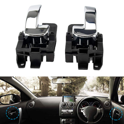 2x Inner Interior Door Handles Left & Right Suitable For Nissan Dualis J10