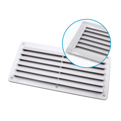 Rectangular Louvered Air Vent or Dent Vent For Caravan RV Boat Marine 260 x 125mm.
