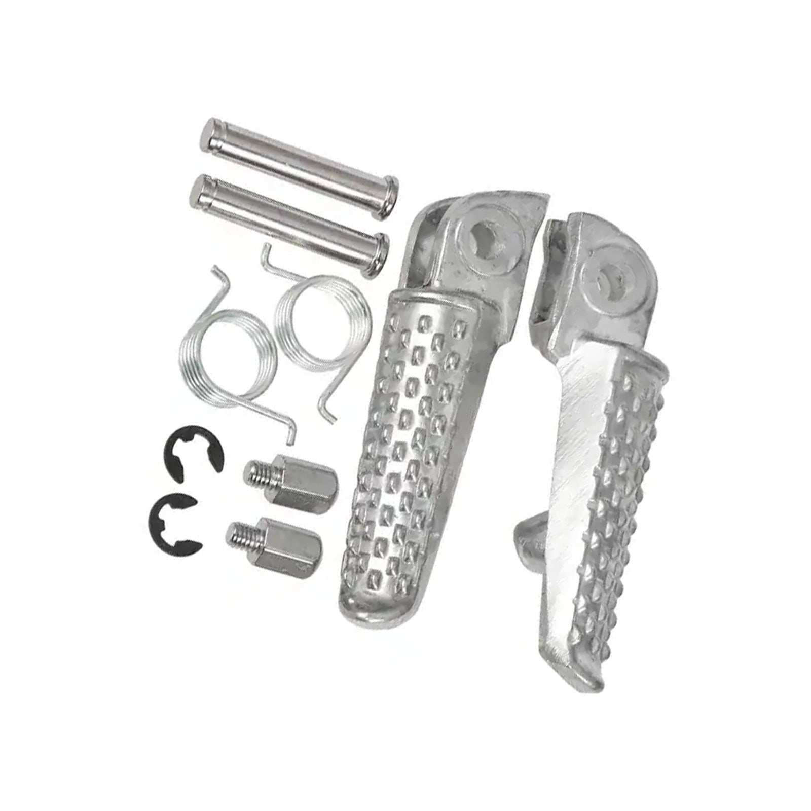 Front Foot Peg Footrest Silver Suitable For Honda CB1000R CBR600RR CBR1000RR.