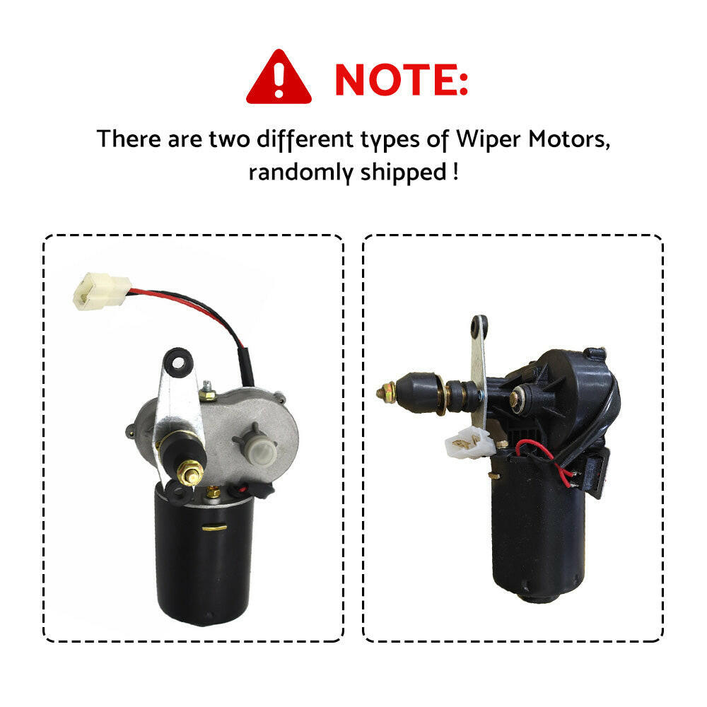 12V Electric Windshield Wiper Motor Universal Two Lines Suitable For Car Interior.