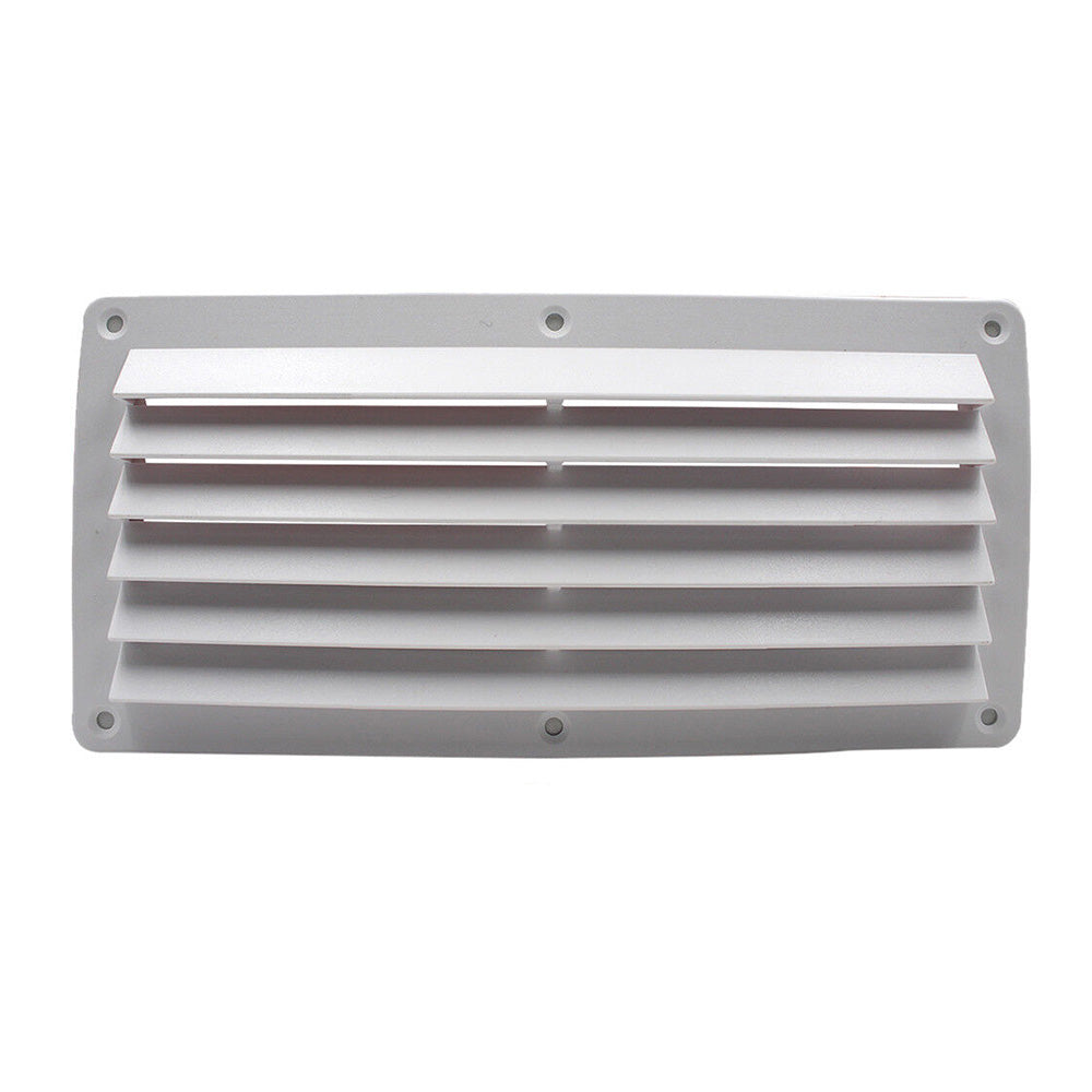 Rectangular Louvered Air Vent or Dent Vent For Caravan RV Boat Marine 260 x 125mm.