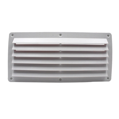 Rectangular Louvered Air Vent or Dent Vent For Caravan RV Boat Marine 260 x 125mm.