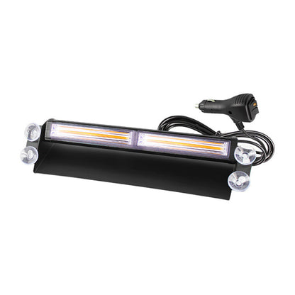 Amber Bar LED Flashing Beacon Strobe Warning Light Car Truck For Windshield Dash.