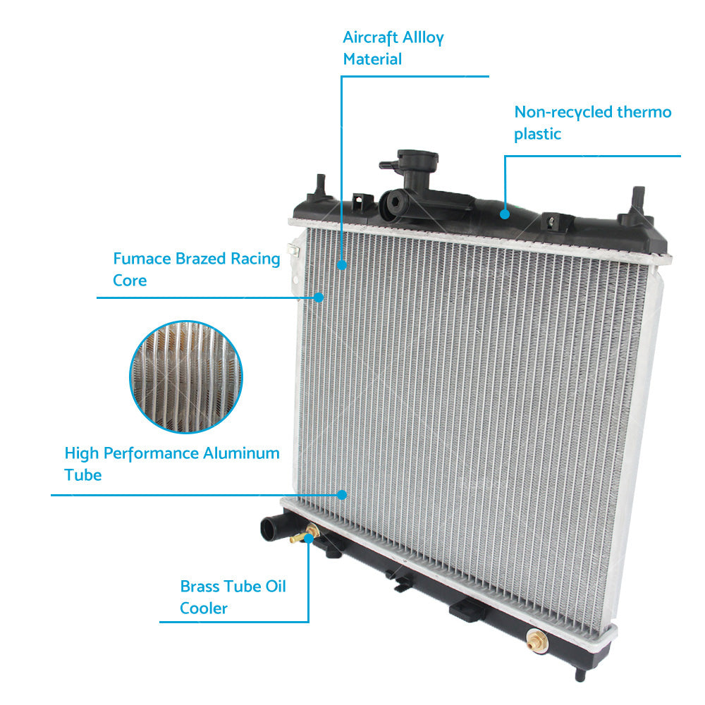 Standard Radiator Suitable For Hyundai Getz BU/TB 1.4L & 1.6L 2002-On ¡§C Auto & Manual.